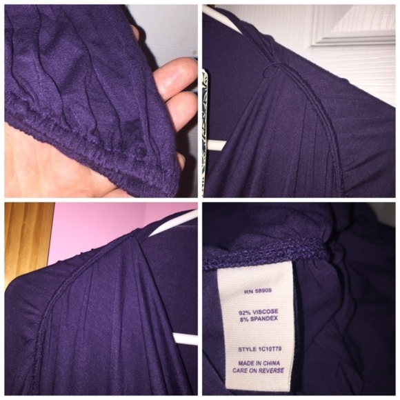 Chelsea & Violet Purple Top - Picture 3 of 4